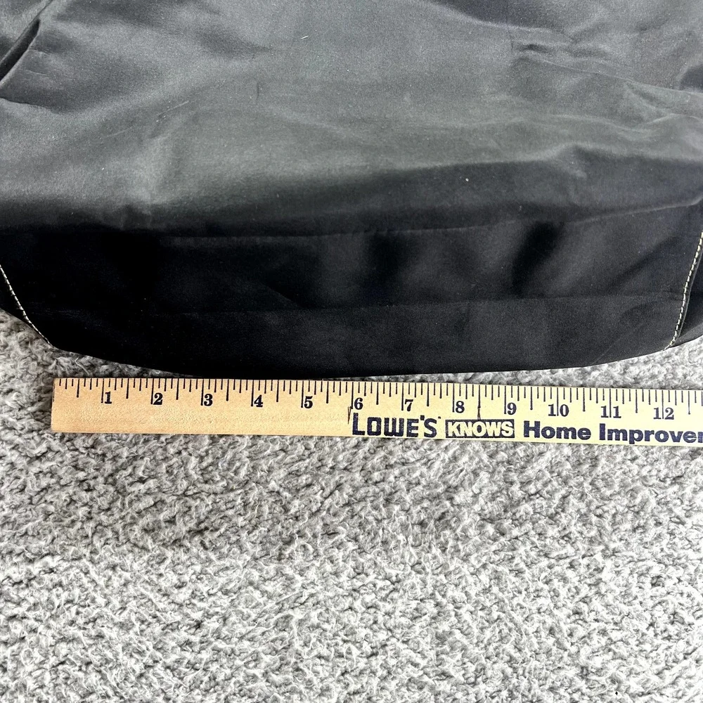 True‎ Religion Black Canvas Tote Logo Bag Lightweight